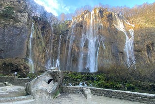 Waterfalls at Plitvice National Park, Croatia