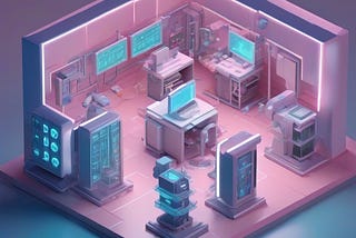 A cybersecurity lab