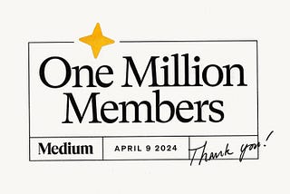 Thank you for one million members