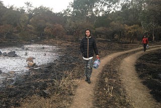 The devastating inferno: thoughts from the farm after the fire.