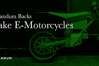 Creating a new category in the urban commuter market — Creandum backs e-motorcycle company Cake