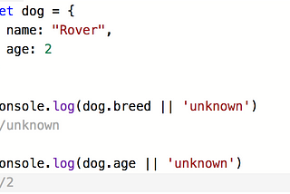 Short Circuit Evaluation in Javascript