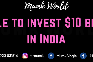 Google to invest $10 billion in India