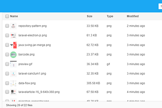 Simple File Manager for Laravel