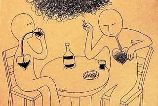 Quando o amor falece no bar