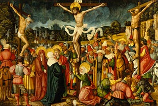 jesus hanging on the cross, death of god and denial of antifragility,