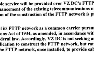 Title II: The FTTP, Fiber to the Premises is a Title II, Common Carrier Upgrade of the Existing…