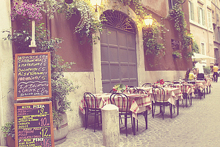 Sidewalk Cafe, Paris, France