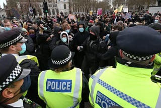 More than 100 people arrested at London Kill the Bill protest