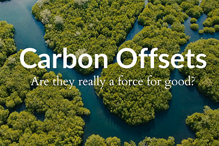Carbon Offsets: Are they really a force for good?