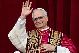 Photo of Pope Leo for humor article about launching crypto coin and Netflix series