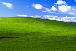 WindowsXP default wallpaper