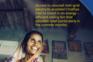 Impact of assured mini-grid electricity