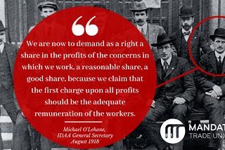 Michael O’Lehane: a tribute to the founder of Mandate Trade Union on his 100 year anniversary
