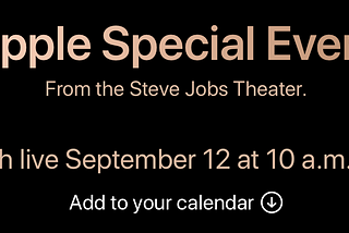 Apple September Event Predictions