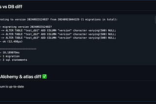 A Guide to Set Up Safe and Simple Database Schema Migration (SQLAlchemy)  Workflow with Atlas