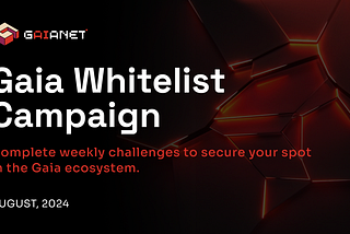 Gaia Whitelist Campaign