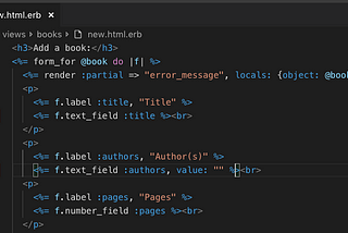 Refactoring with Partials in Rails