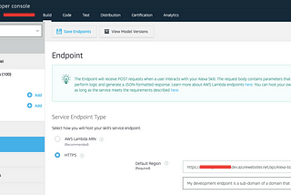 How to use Azure Function (NodeJs) as Amazon Alexa endpoint