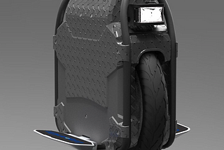 A render of the Veteran Sherman electric unicycle.