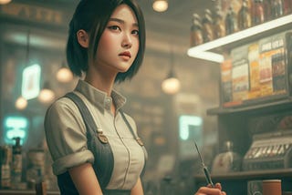 The Girl at The Bar