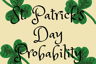 Math Probability Activity: St. Patrick’s Day Edition