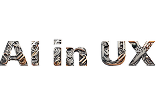 A UX Case Study with AI