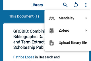 Adding support for Zotero