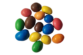 A sample of M&Ms