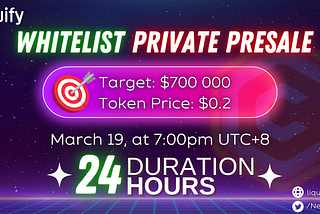 VIP, Private Presale & Launch Details