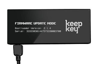 Verifying KeepKey firmware