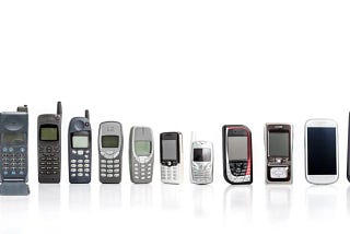 The Evolution of Portable Phones.