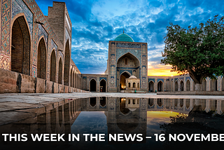 This week in the news — 16 November