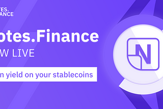 Notes.Finance is NOW LIVE!