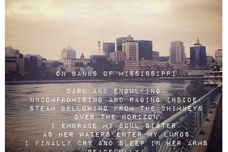 On banks of Mississippi