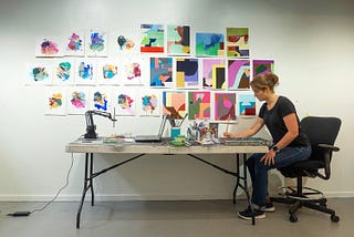 From Pixels to Paint — In The Studio interview for MoCDA with Joanne Hastie