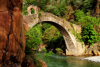 Arched Bridge, Lucca, Italy