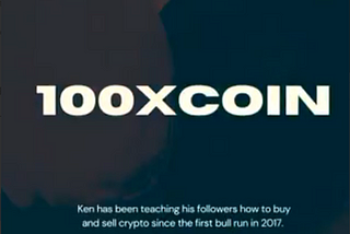100xcoin — A CRYPTOCURRENCY BY A CRYPTOCURRENCY INFLUENCER FOR THE FOLLOWERS