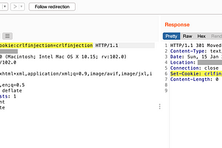 CRLF Injection Leads To XSS