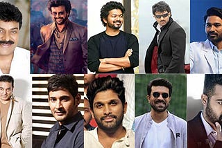 Most Popular Actors in South Movie Industry Indian