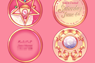 DIY: Sailor Moon Birthday Invitations