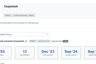 Cozystack has officially been included in the CNCF Landscape
