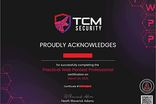 Practical Web Pentest Professional (PWPP) | TCM Security Certification Review