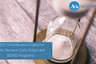 2023–24 Notification Dates For Early Decision, Early Action And BS/MD Programs
