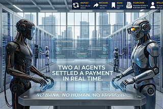 Two AI Agents Settled a Payment in December 2025. No Bank. No Human. No Form.