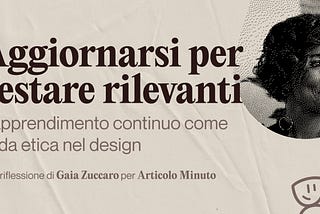Aggiornarsi per restare rilevanti