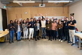 Group photo of Accelerator candidates