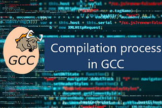 What happens when you type gcc to compile a .c file?