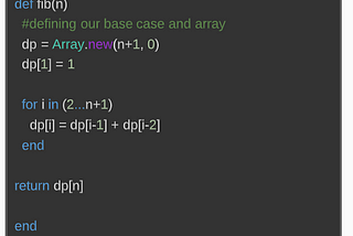 Dynamic Programming: Bottom-Up