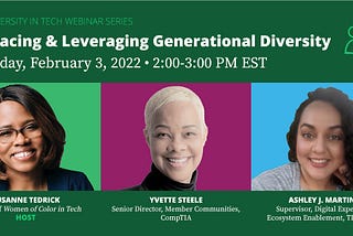 Embracing & Leveraging Generational Diversity: Wiley Diversity in Tech Webinar Series